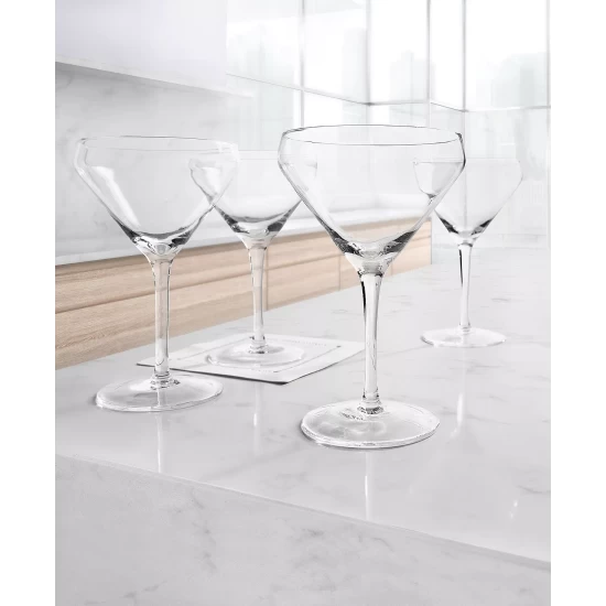 Cheapest ๐ Hotel Collection Clear Martini Glasses, Set Of 4, Created For Macy's ๐งจ - Image 3