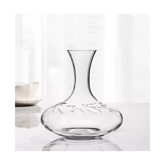 Buy ๐ฅฐ Hotel Collection Classic Etched Floral Decanter, Created For Macy's No Color ๐ - Image 3