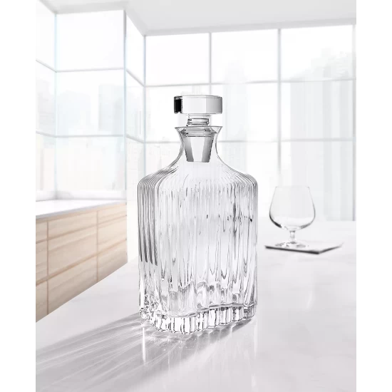 Deals ๐ Hotel Collection Fluted Whiskey Decanter, Created For Macy's Clear โ๏ธ - Image 3
