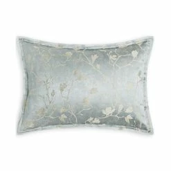 Promo 👍 Hotel Collection Sakura Blossom Sham, King, Created For Macy's Slate Blue 🔥