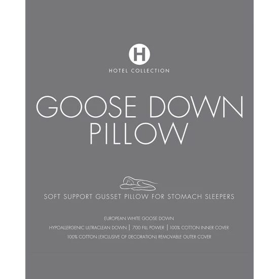 Flash Sale ✨ Hotel Collection European White Goose Down Soft Density King Pillow, Created For Macy's ✔️ - Image 4