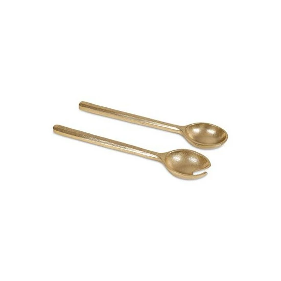 Cheap โค๏ธ Hotel Collection Set Of 2 Facet Salad Servers, Created For Macys Multi ๐ - Image 2