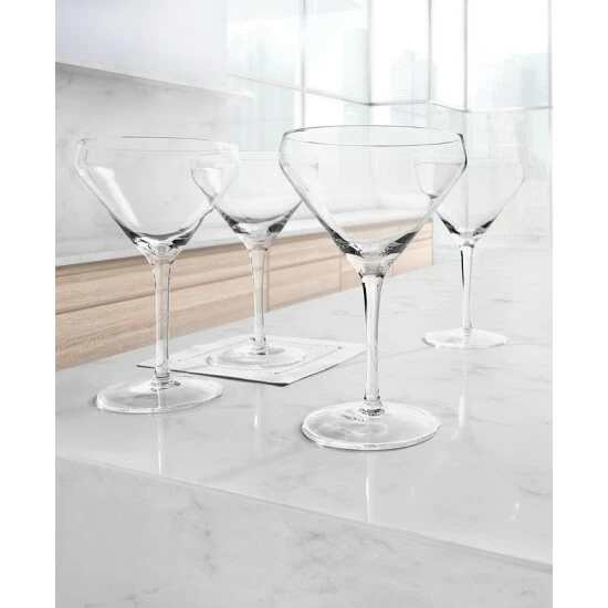 Cheapest ๐ Hotel Collection Clear Martini Glasses, Set Of 4, Created For Macy's ๐งจ - Image 2