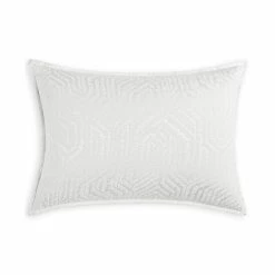 Buy 🥰 Hotel Collection Etched Geo Sham, King, Created For Macy's White 🔔