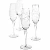 Best deal 😍 Hotel Collection Etched Floral Champagne Flutes, Set Of 4, Created For Macy's Clear 😉