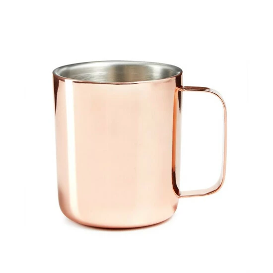 Buy 😉 Hotel Collection Double Wall Mug, Created For Macy's Copper 👍