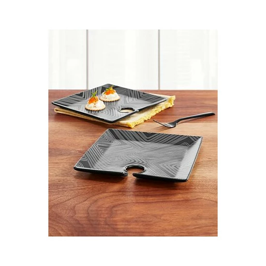 New β¨ Hotel Collection Appetizer Plates, Set Of 2, Created For Macy's Multi π 3 New β¨ Hotel Collection Appetizer Plates, Set Of 2, Created For Macy's Multi π - Image 3
