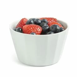 Flash Sale 🥰 Hotel Collection Fluted Berry Bowl, Created For Macy’s White 🔥