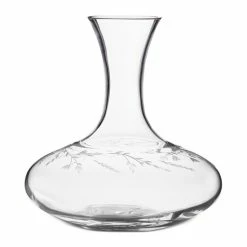 Buy 🥰 Hotel Collection Classic Etched Floral Decanter, Created For Macy's No Color 👍