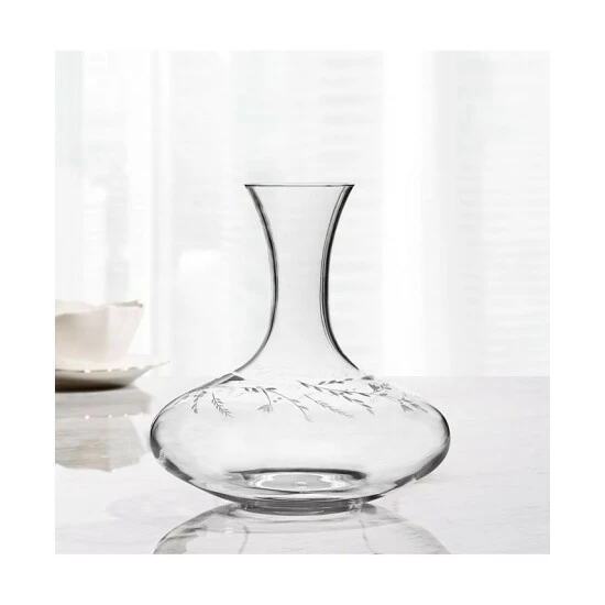 Buy ๐ฅฐ Hotel Collection Classic Etched Floral Decanter, Created For Macy's No Color ๐ - Image 2