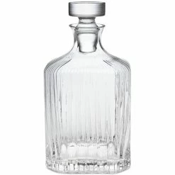 Deals 🎁 Hotel Collection Fluted Whiskey Decanter, Created For Macy's Clear ✔️