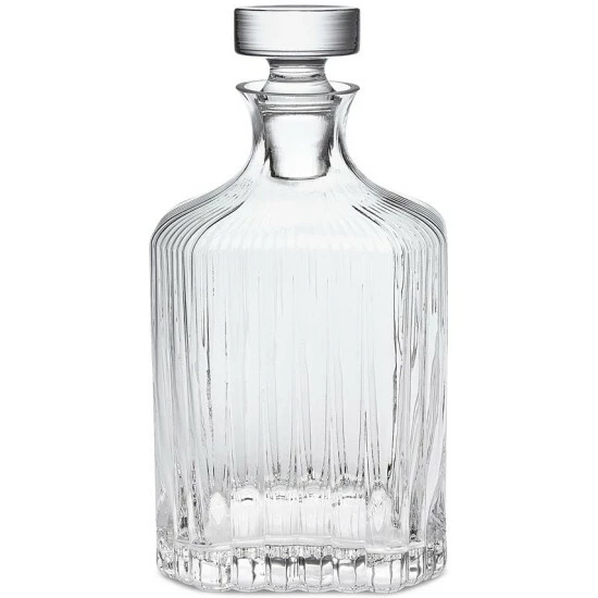 Deals ๐ Hotel Collection Fluted Whiskey Decanter, Created For Macy's Clear โ๏ธ