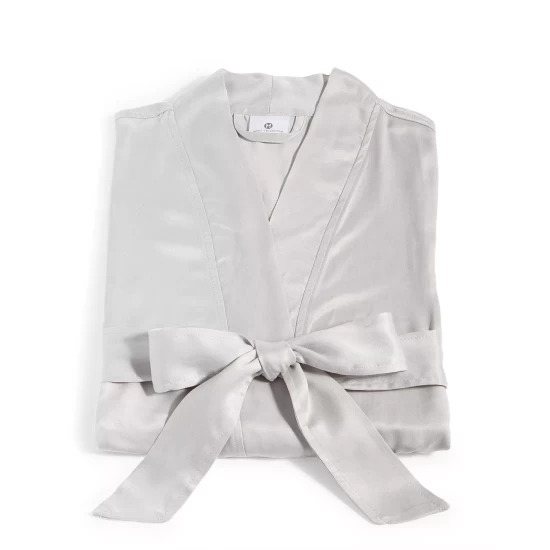 Outlet 🧨 Hotel Collection Cupro Bath Robe, Created For Macy's Ivory ❤️ - Image 2